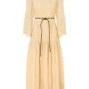 Acadian Embroidered Maxi Dress