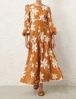 Acadian High Neck Dress