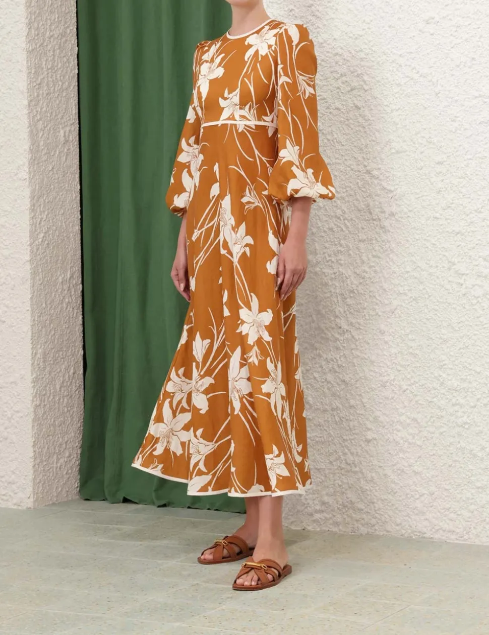 Acadian High Neck Dress