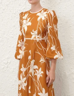 Acadian High Neck Dress