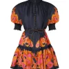 Acadian Lantern Mini Dress