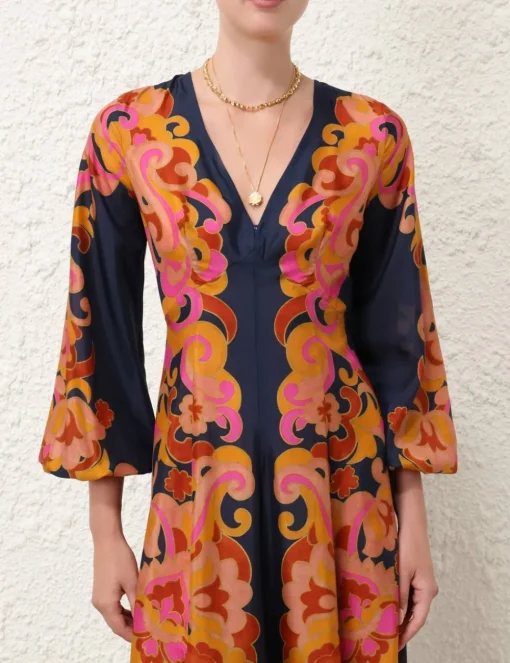 Acadian Long Sleeve Maxi Dress