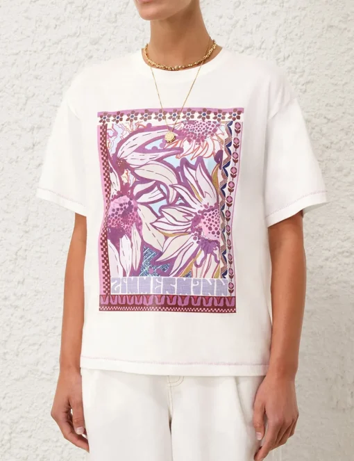 Acadian Printed Relaxed Tee