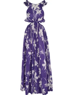 Acadian Ruffle Maxi Dress