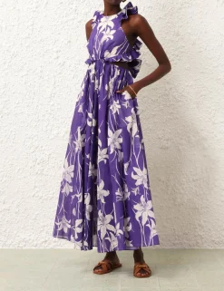 Acadian Ruffle Maxi Dress