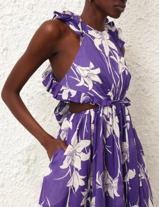 Acadian Ruffle Maxi Dress