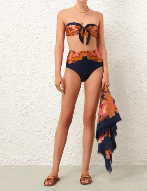 Acadian Scarf Tie Bra