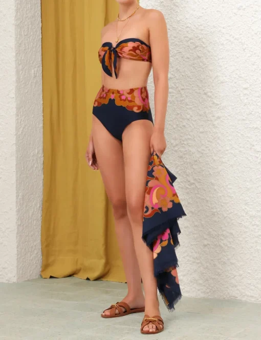 Acadian Scarf Tie Bra
