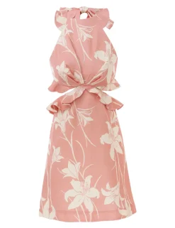 Acadian Tie Back Mini Dress