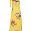 Alight Asymmetric Midi Dress