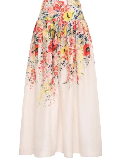 Alight Basque Midi Skirt