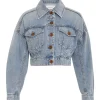 Alight Cropped Denim Jacket