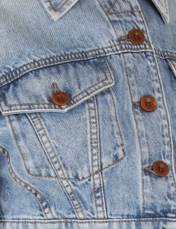 Alight Cropped Denim Jacket