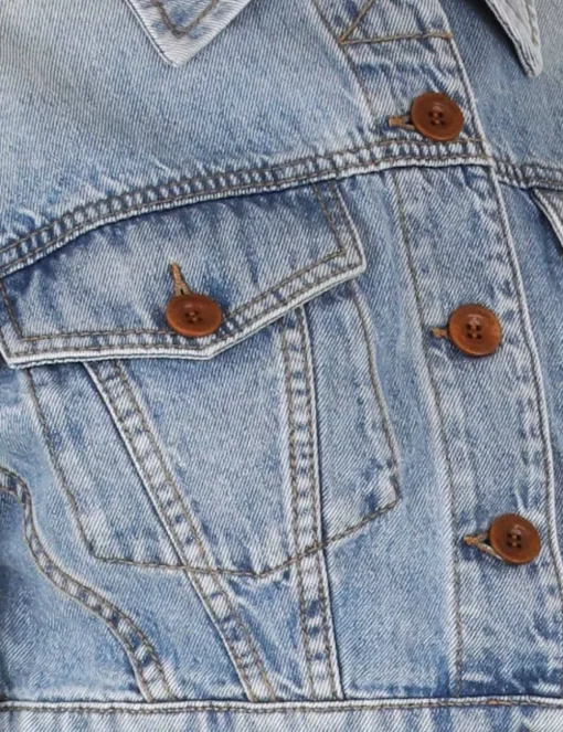 Alight Cropped Denim Jacket