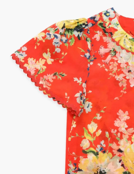 Alight Flutter Sleeve Top