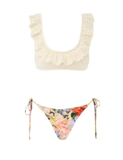 Alight Frill Knit Scoop Bikini