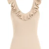 Alight Frill V-Neck Top