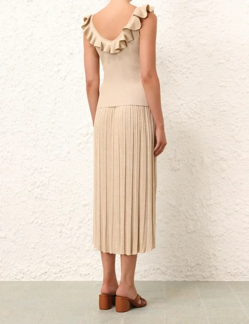 Alight Frill V-Neck Top