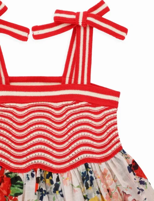 Alight Knit Top Woven Dress