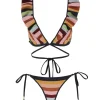 Alight Lurex Knit Wrap Bikini