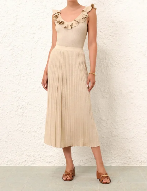 Alight Rib Midi Skirt