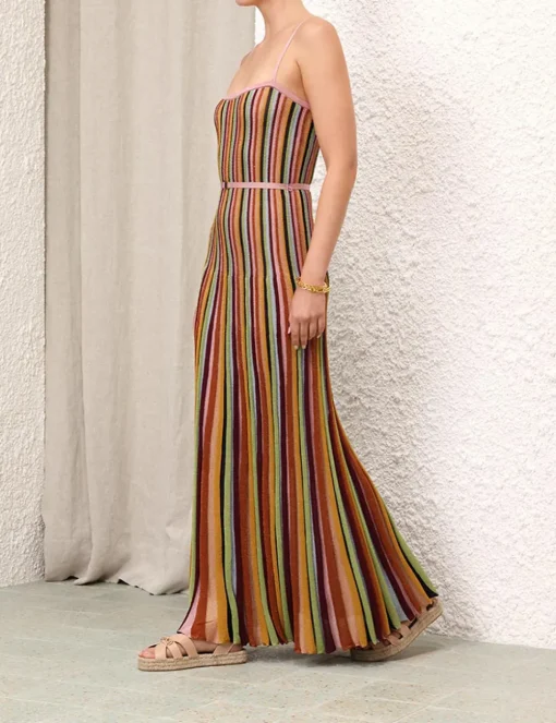 Alight Stripe Midi Dress