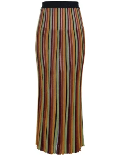 Alight Stripe Midi Skirt