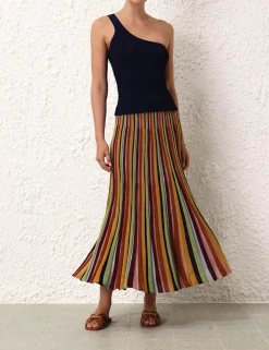 Alight Stripe Midi Skirt