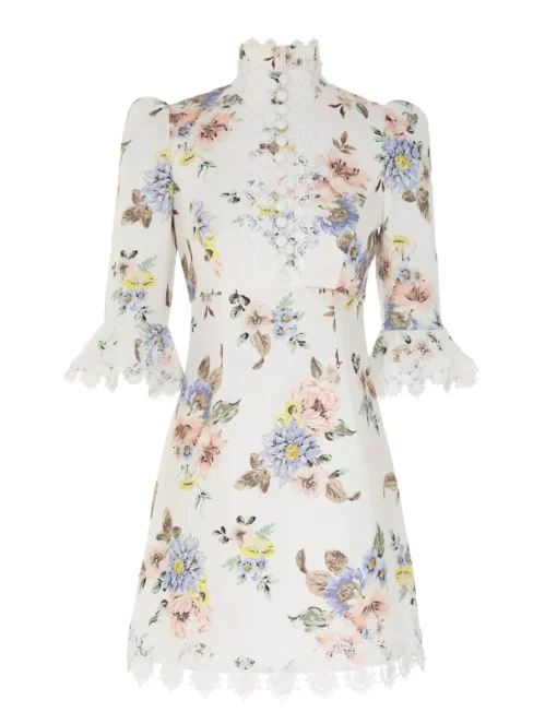 Applique Mini Dress