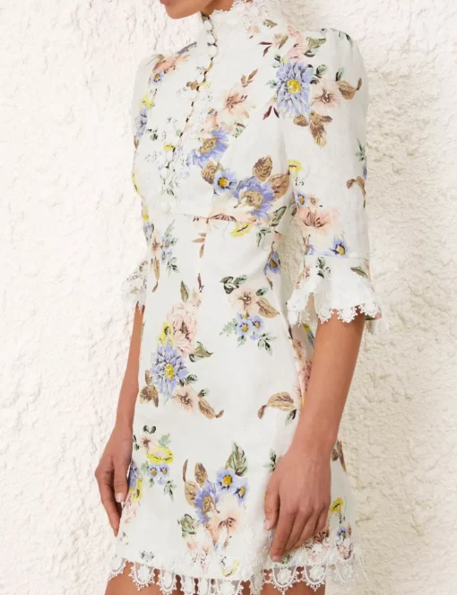 Applique Mini Dress