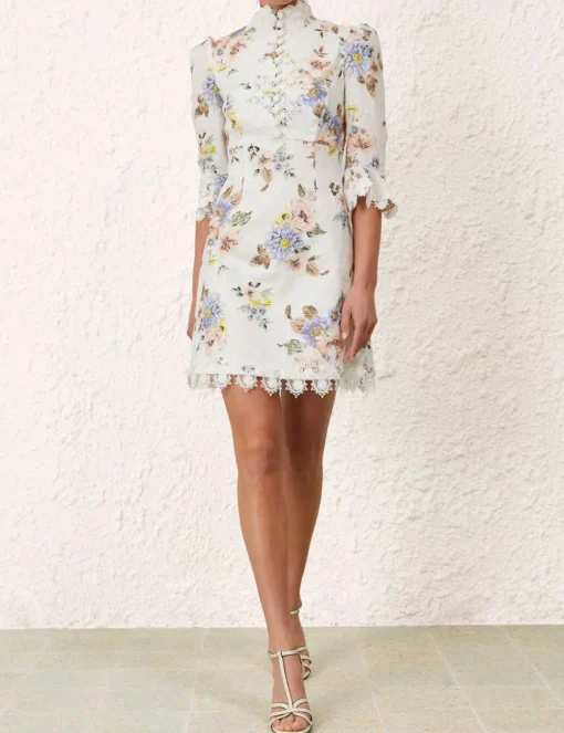 Applique Mini Dress