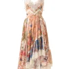 August Asymmetric Slip Dress