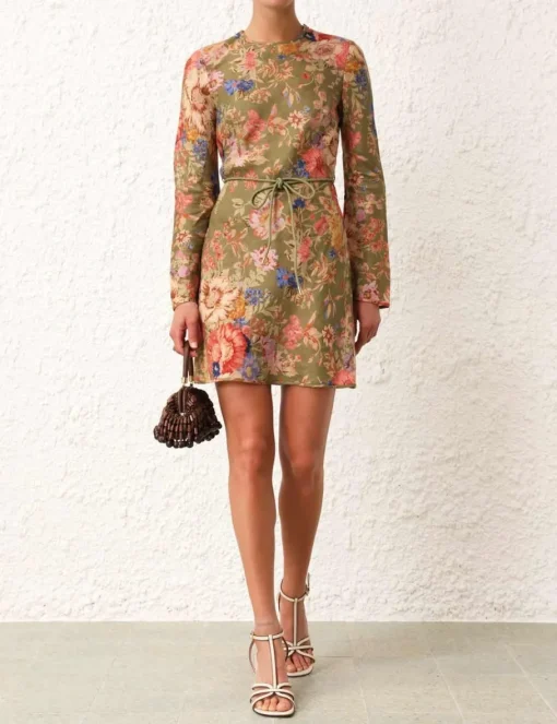 August Bias Mini Dress