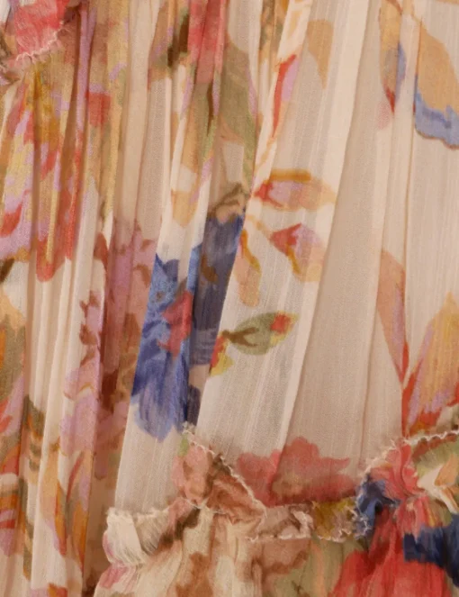 August Billow Frill Mini Dress