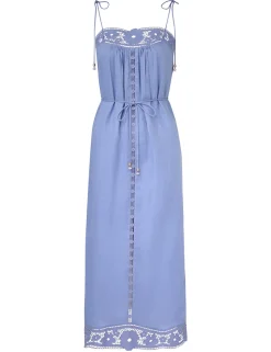 August Broderie Slip Dress