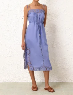 August Broderie Slip Dress