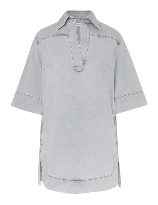 August Denim Tunic Dress