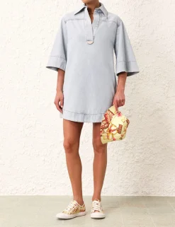 August Denim Tunic Dress