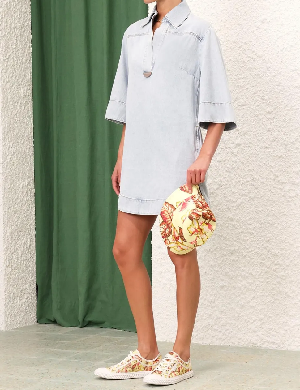 August Denim Tunic Dress