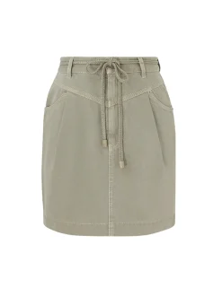 August Denim Utility Skirt