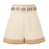 August Embroidered Short