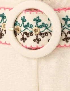 August Embroidered Short