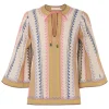 August Embroidered Top
