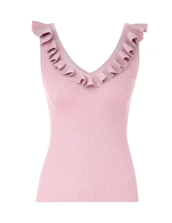 August Frill V-Neck Top