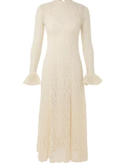 August Lace Knit Dress