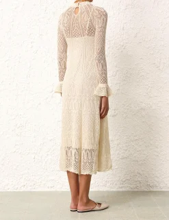 August Lace Knit Dress