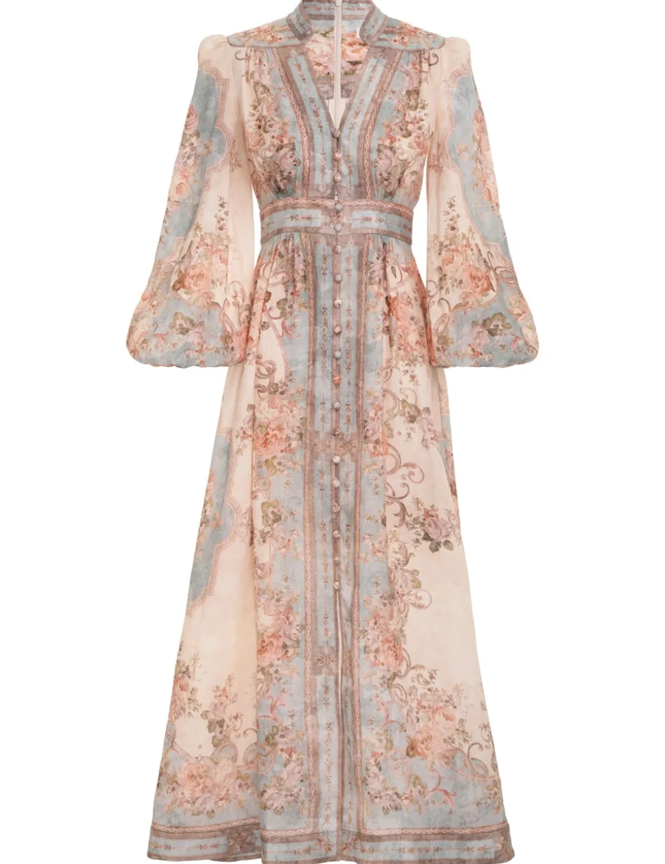 August Plunge Midi Dress