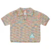 August Textured Knit Polo