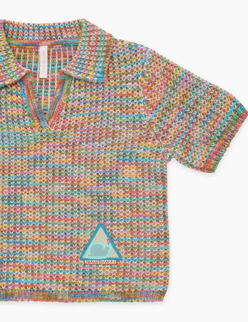 August Textured Knit Polo
