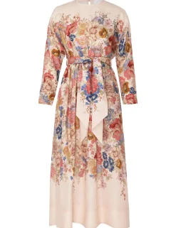 August Tie Waist Midi Dress